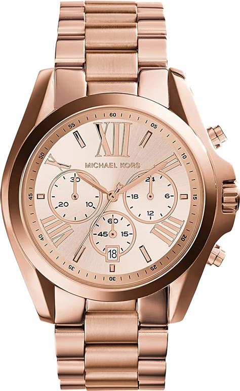 Michael Kors Roman Numeral Watch MK5503 Rose Gold 